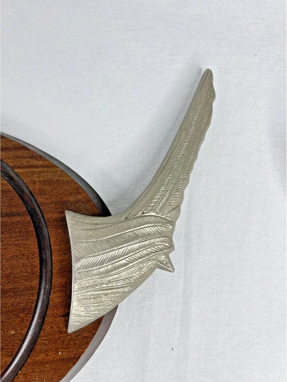 Vintage French Pheasant Wooden Cutting Board Decorative Serving Tray 10”x22”